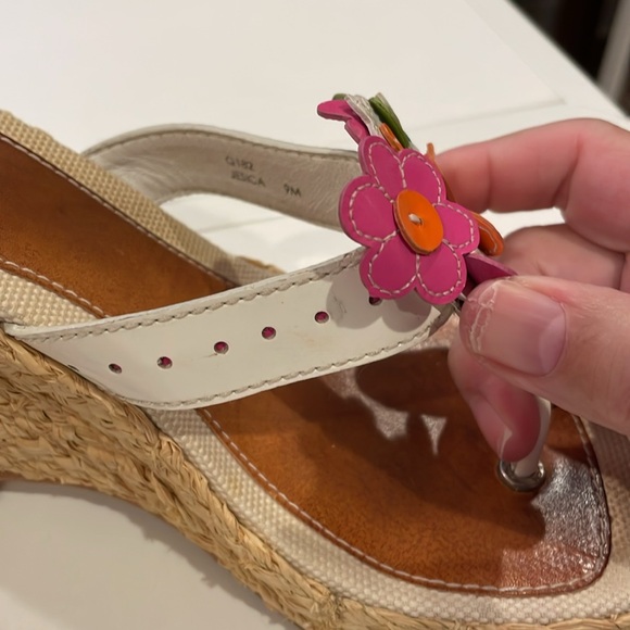 Coach Jesica Floral Wedge Sandal size 9 - Picture 11 of 13